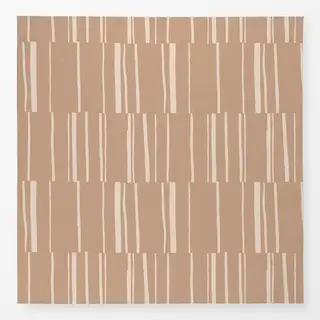 Tischdecke Organic Stripes brown