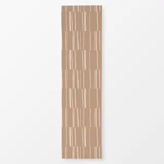 Tischläufer Organic Stripes brown
