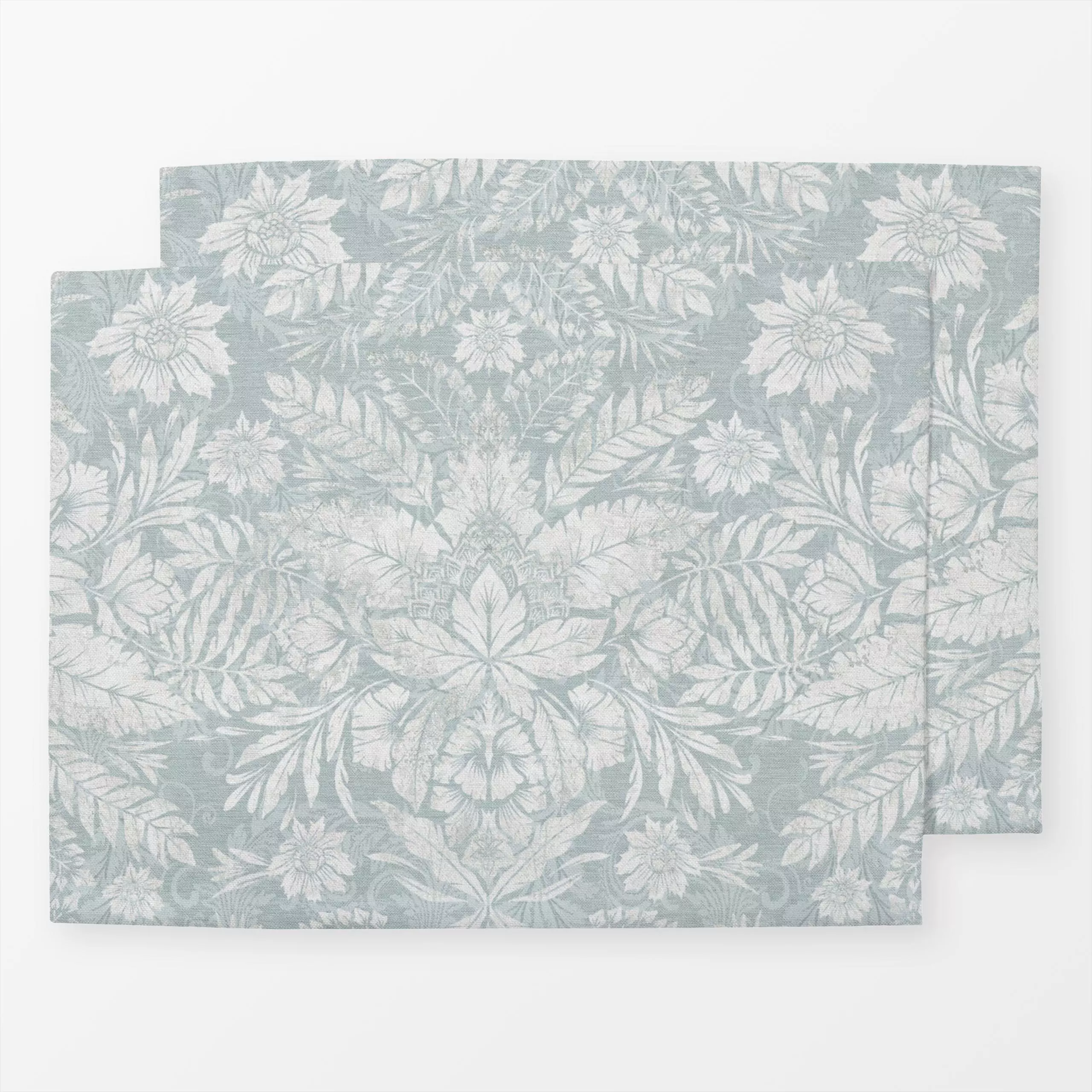 Tischset Romantische Florale Art Deco - Blumen & Florales, Frühling, Retro & Vintage - von „Bloomery Decor"; Blüten, Wildblu...