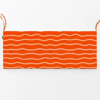 Bankauflage Coastal summer wellen rot