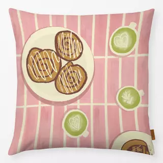 Kissen Matcha & Zimtschnecken