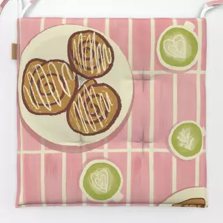 Sitzkissen Matcha & Zimtschnecken