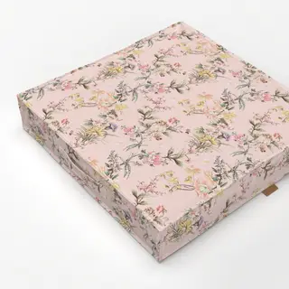 Bodenkissen Pink Chinoiserie Garten