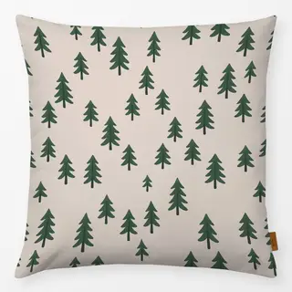 Kissen Bäume offwhite