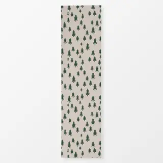 Tischläufer Bäume offwhite