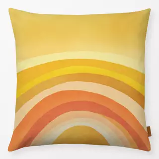 Kissen Happy Rainbow Yellow Orange