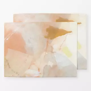 Tischset Brushstrokes pastel tones 3