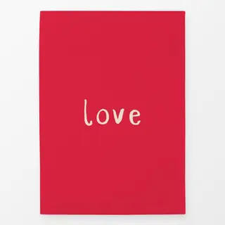 Geschirrtücher Love Love rot