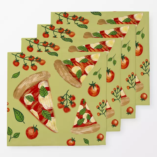 20x Pizza-Servietten 33x33cm – Lustige Tischdeko Für Parties & Basteln