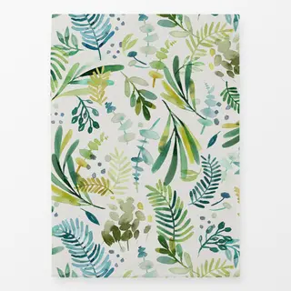 Geschirrtücher Toskana Blätter Salbei Grün