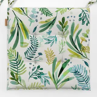 Sitzkissen Toskana Blätter Salbei Grün