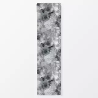 Tischläufer Marble Smoky Watercolor Gray