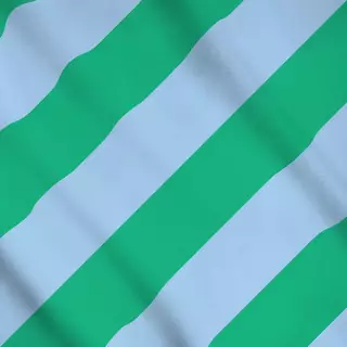 Meterware Diagonale Streifen Grün & Blau