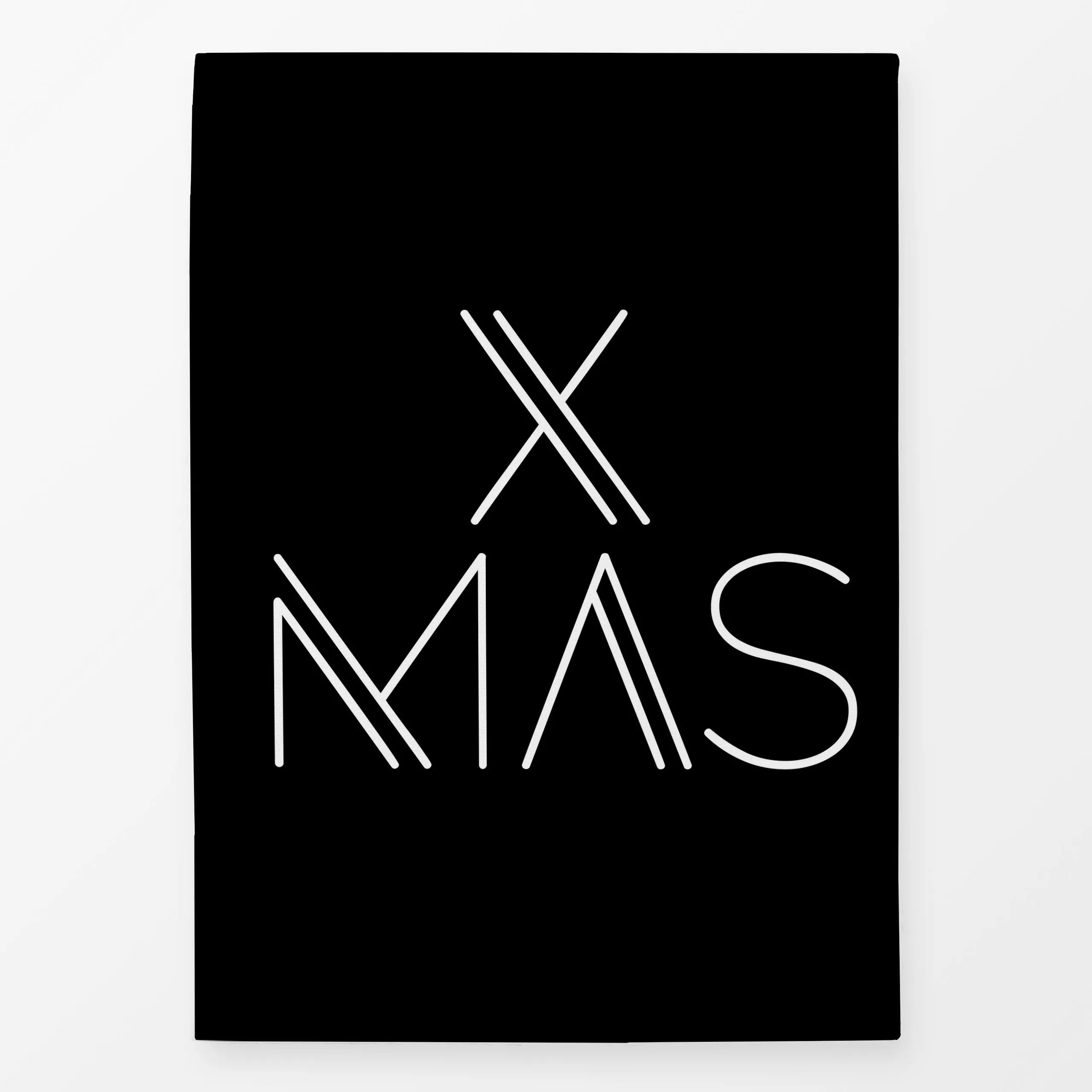 Geschirrtücher Xmas black - Sprüche & Schriftzüge, Weihnachten - von „Heyduda"; Weihnachten, xmas, advent, blackandwhite, Sc...