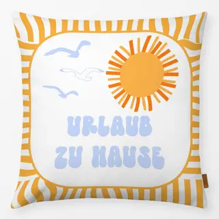 Kissen Urlaub zu Hause