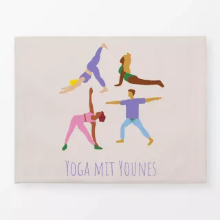 Tischset Yoga