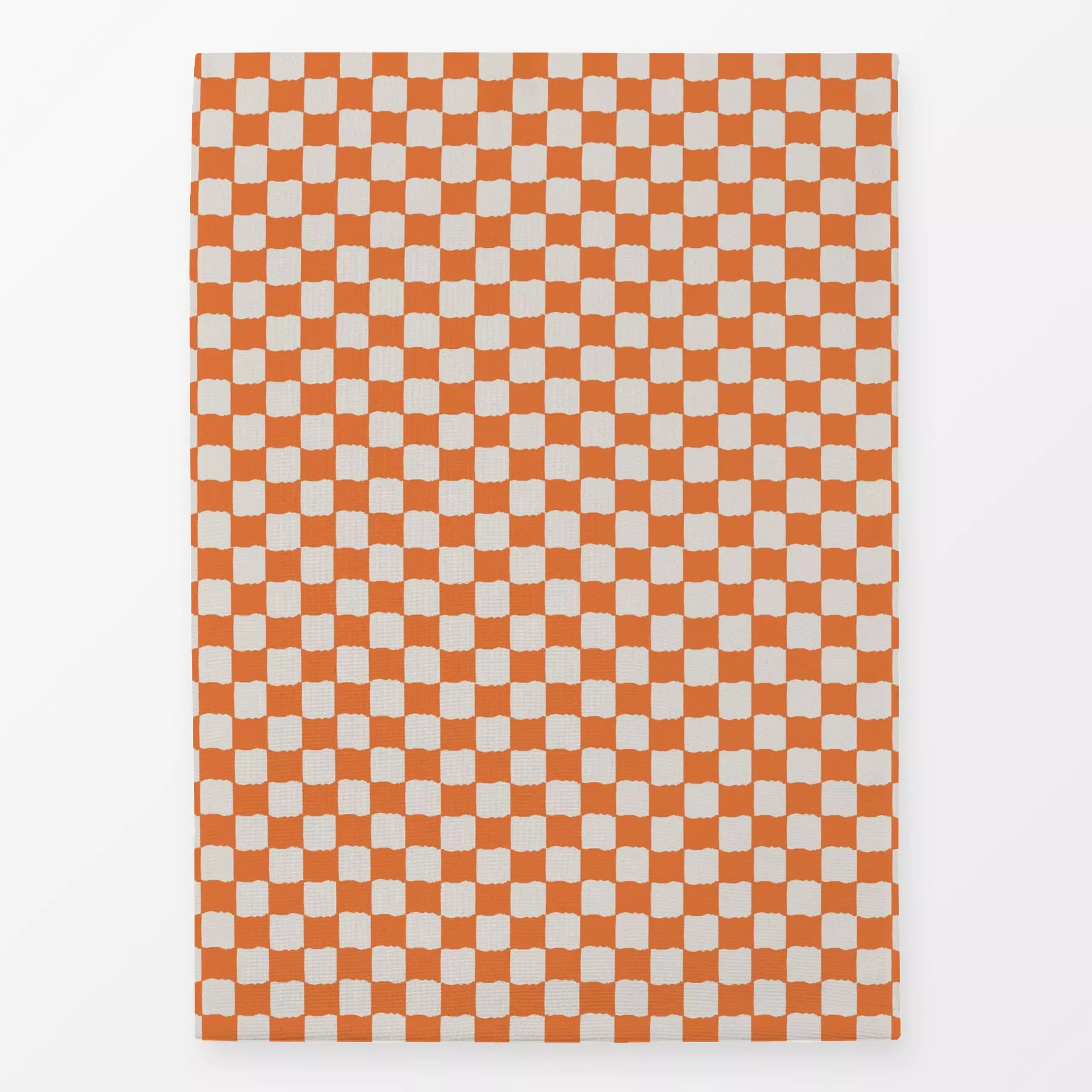 Geschirrtücher Kachel-Liebe orange - Symbole & Muster, Retro & Vintage - von „youdiful"; DopaminCore, DopamineDecorating, Do...