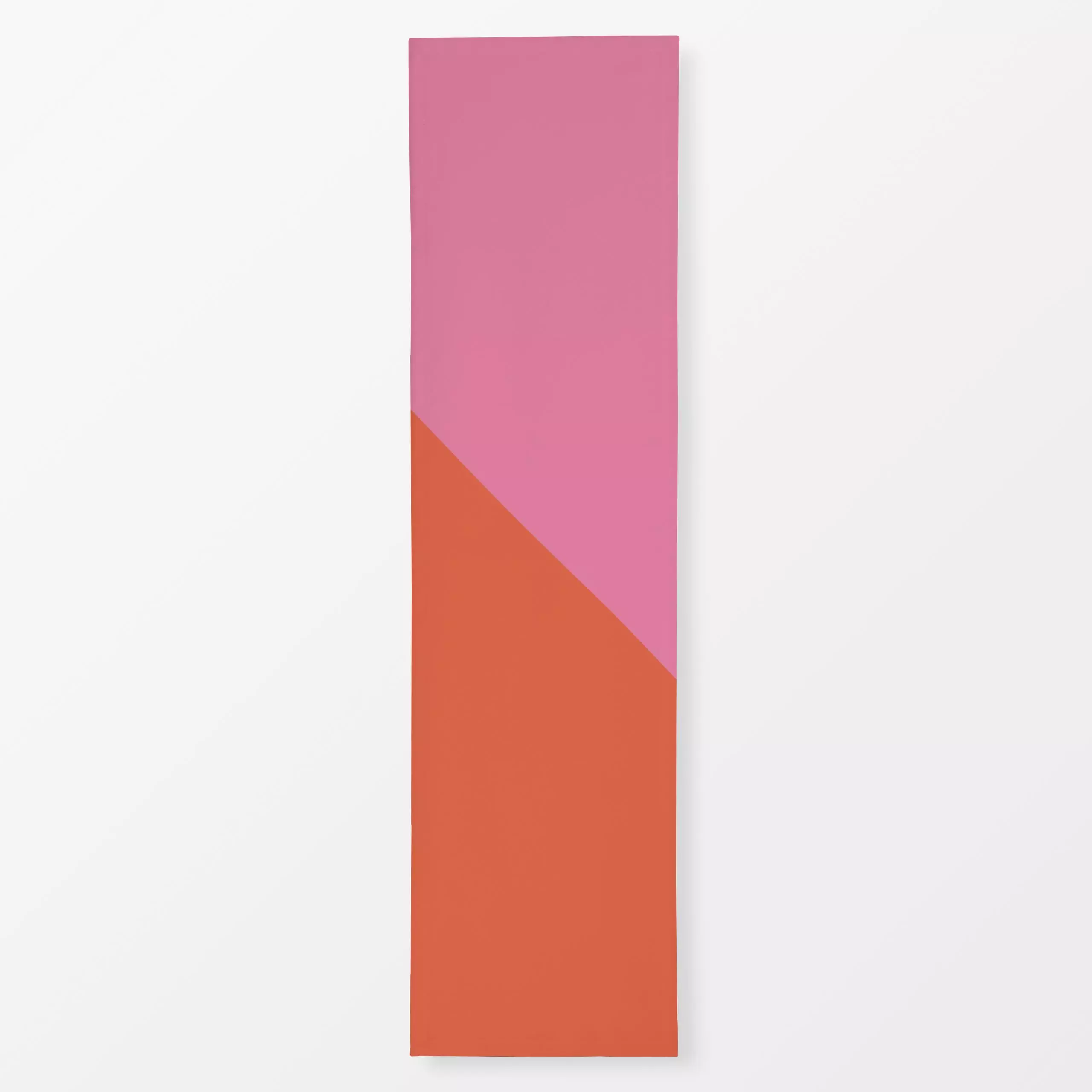 Tischläufer Dreieck Diagonale rosarot - Sommer, Symbole & Muster - von „Heyduda"; Streifen, skandinavisch, Sonne, Sommer, gr...