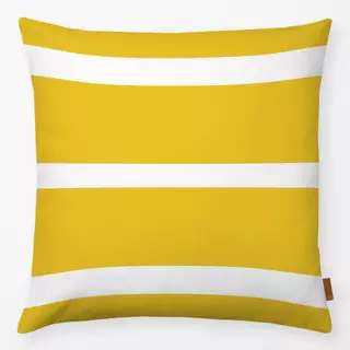Kissen Sonnen Gelb - Streifen