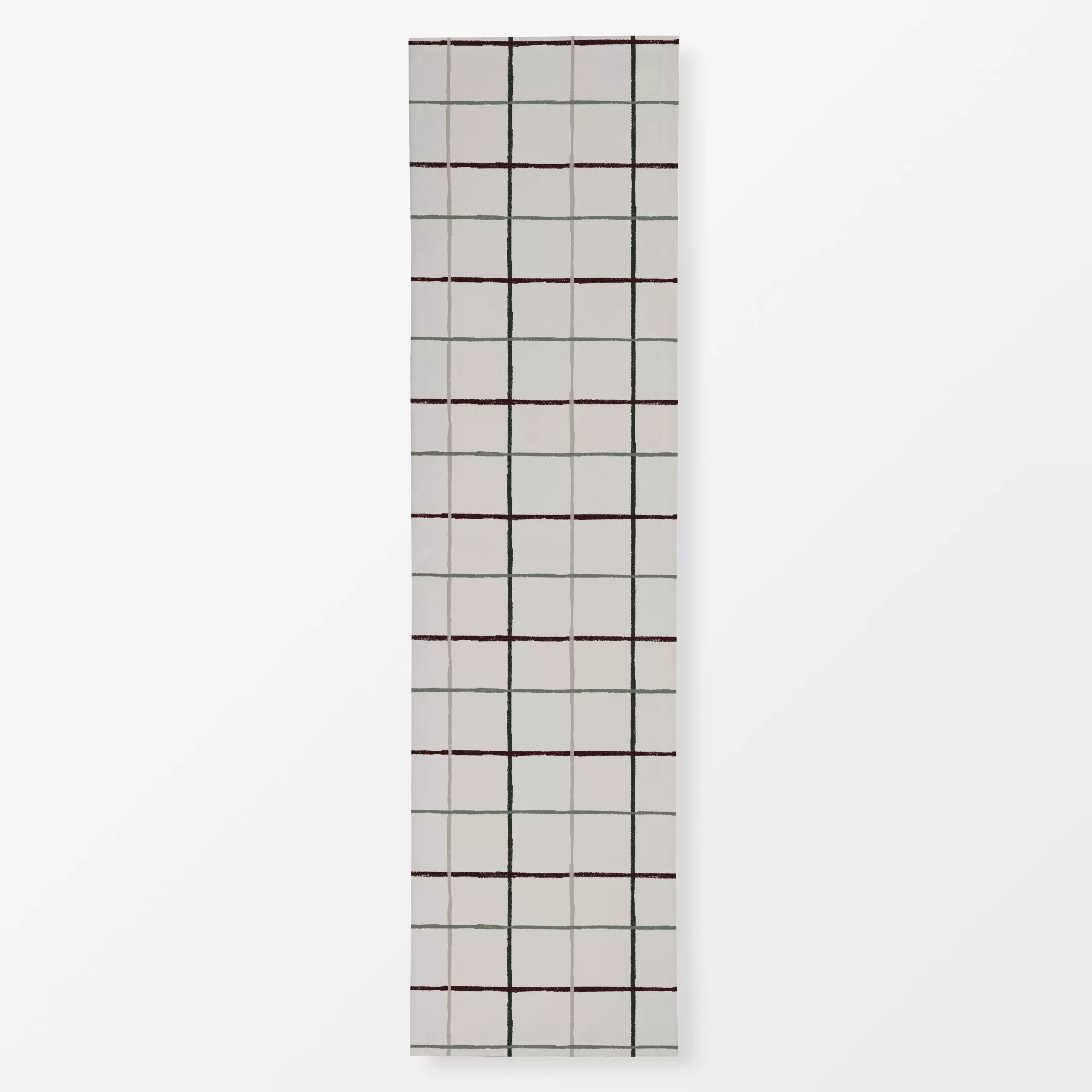 Tischläufer Karos Hellbeige - Weihnachten, Symbole & Muster - von „textilwerk"