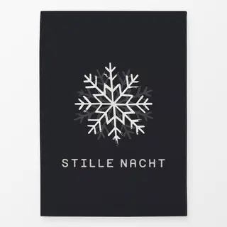 Geschirrtücher Stille Nacht anthrazit
