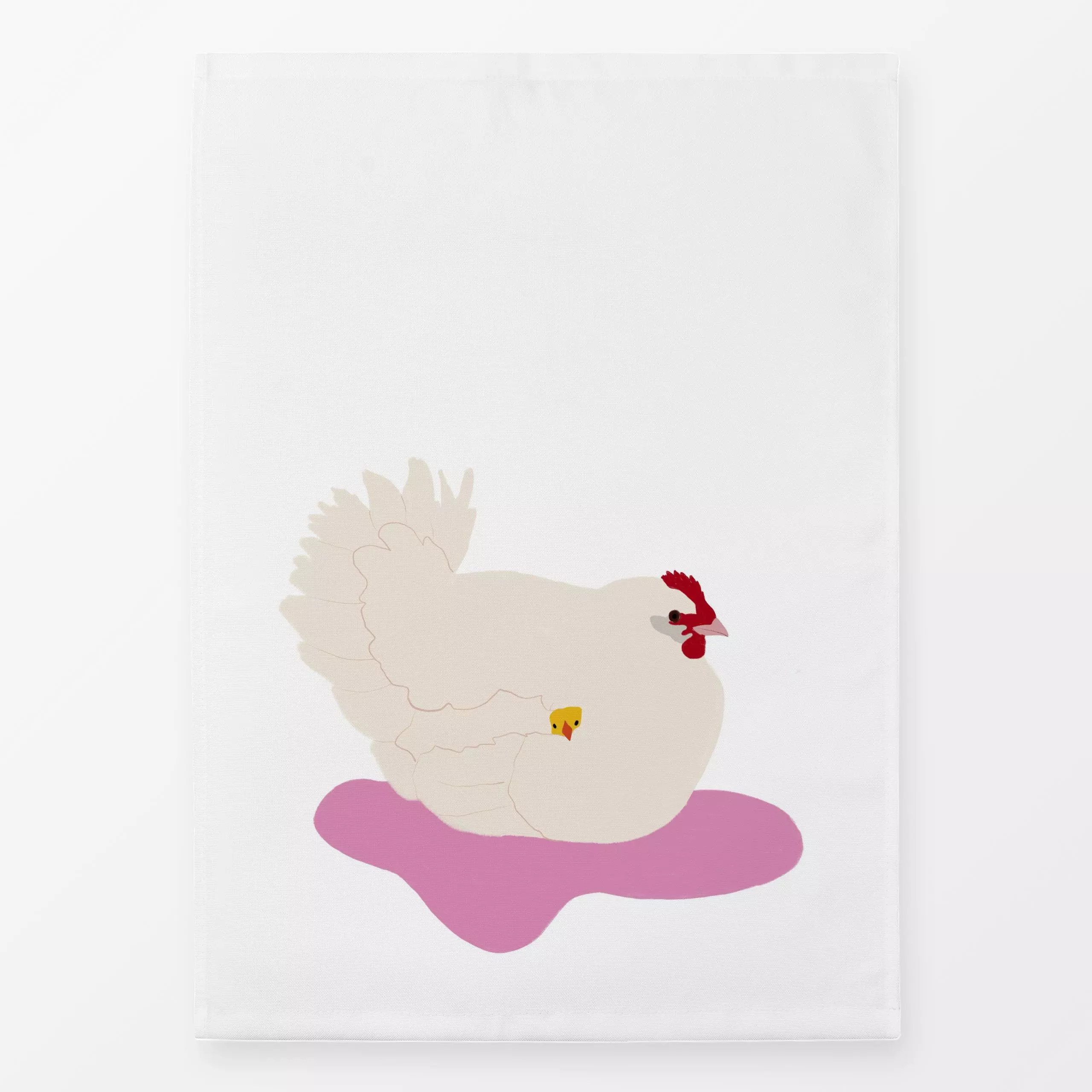 Geschirrtücher Huhn mit Küken - Tiere, Anlässe, Ostern - von „Sophie Augustin Illustration"; Hühner, Ostern, huhn, FroheOste...