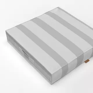 Bodenkissen chillgrau gestreift