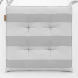 Sitzkissen chillgrau gestreift
