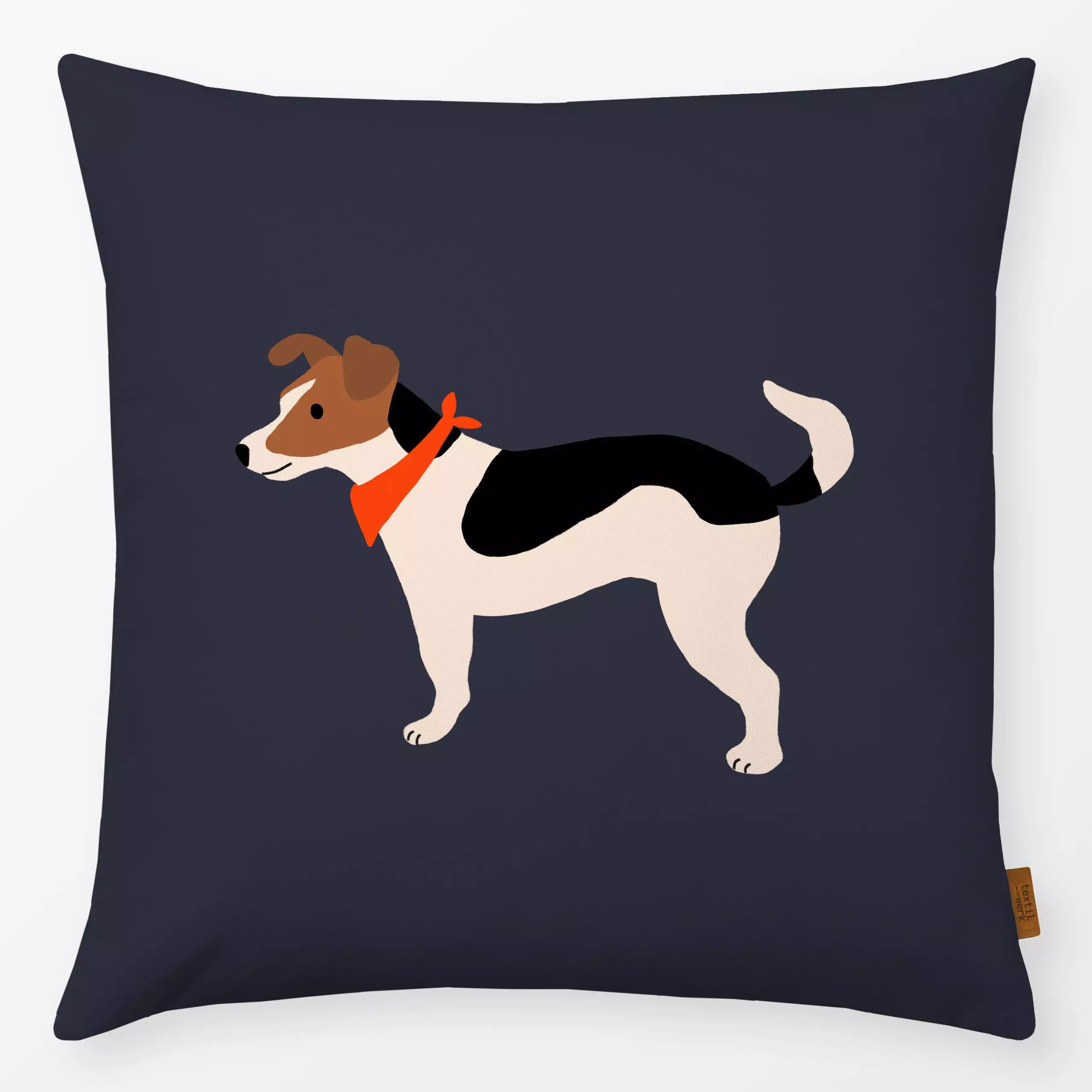 Kissen Jack Russell Terrier - Tiere, Anlässe - von „Maren Gross "; Hund, Geschenk, geschenkidee, Haustiere, Hundekissen, cus...