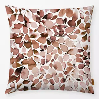 Kissen Leaffy Pattern Terracotta