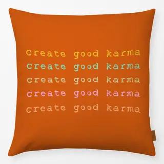 Kissen Good Karma Terracotta