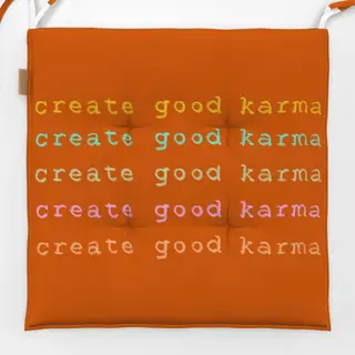 Sitzkissen Good Karma Terracotta