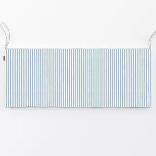 Bankauflage Streifen weiß-blau