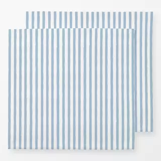 Servietten Streifen weiß-blau