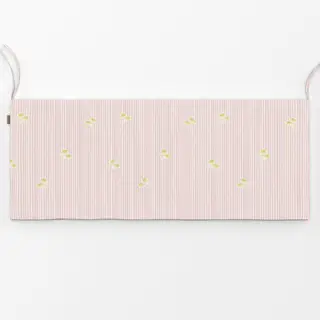 Bankauflage cottage stripes and flowers