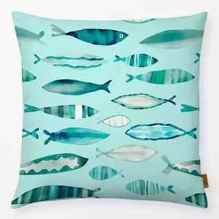 Kissen Under The Sea turquoise