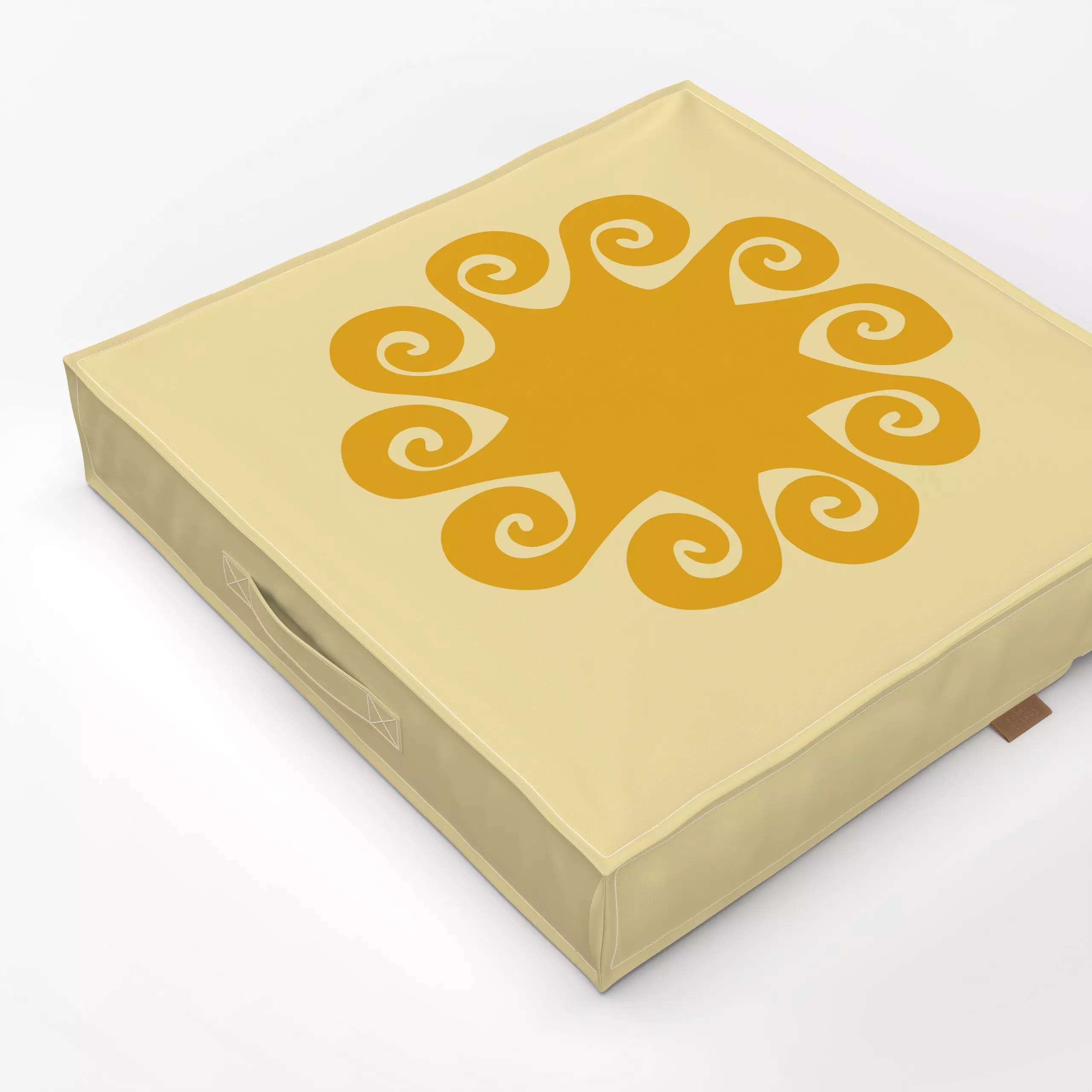 Bodenkissen Sonne 2 Wendemotiv - Natur & Landschaft, Symbole & Muster, Astronomie & Weltraum - von „textilwerk"; boho, hippi...