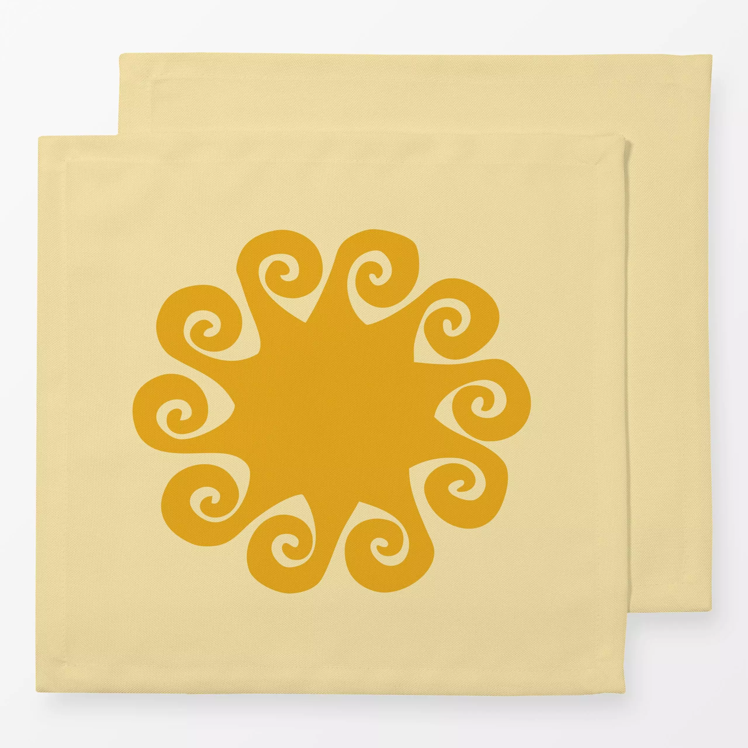 Servietten Sonne 2 Wendemotiv - Natur & Landschaft, Symbole & Muster, Astronomie & Weltraum - von „textilwerk"; boho, hippie...