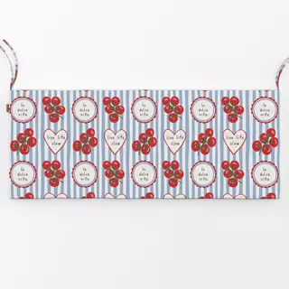 Bankauflage Picknick mit Tomaten