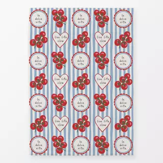 Geschirrtücher Picknick mit Tomaten