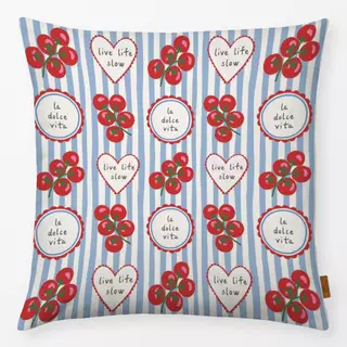 Kissen Picknick mit Tomaten