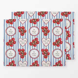 Tischset Picknick mit Tomaten