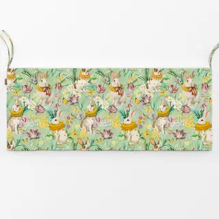 Bankauflage Osterhasen im Frühling 1