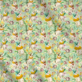 Meterware Osterhasen im Frühling 1