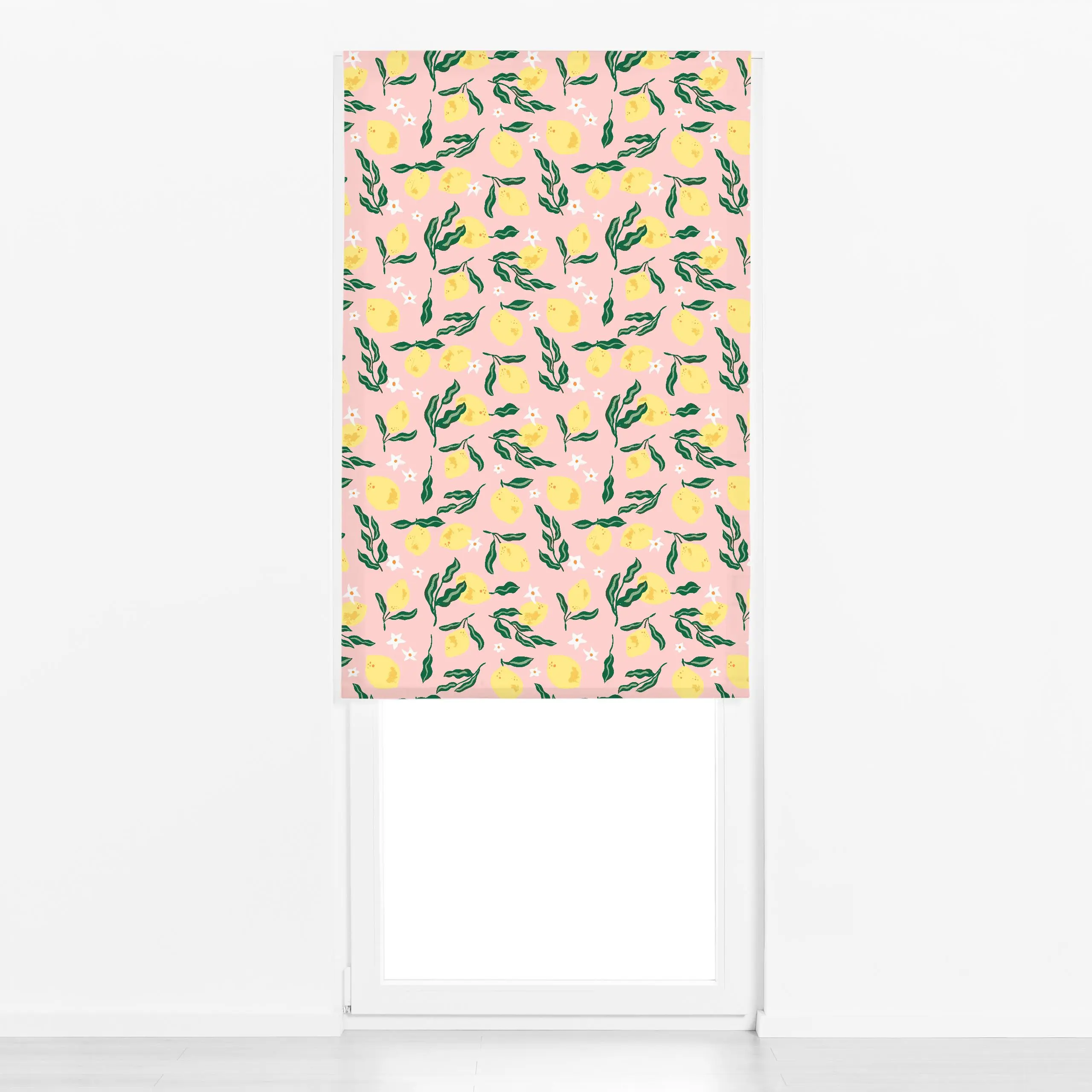 Raffrollo Limoni rosa - Sommer, Küche, Essen & Trinken, Früchte - von „Karen Menzenbach"; Obst, Blüten, Früchte, Sommer, Zit...