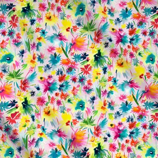 Meterware Abstract Jungle Pink