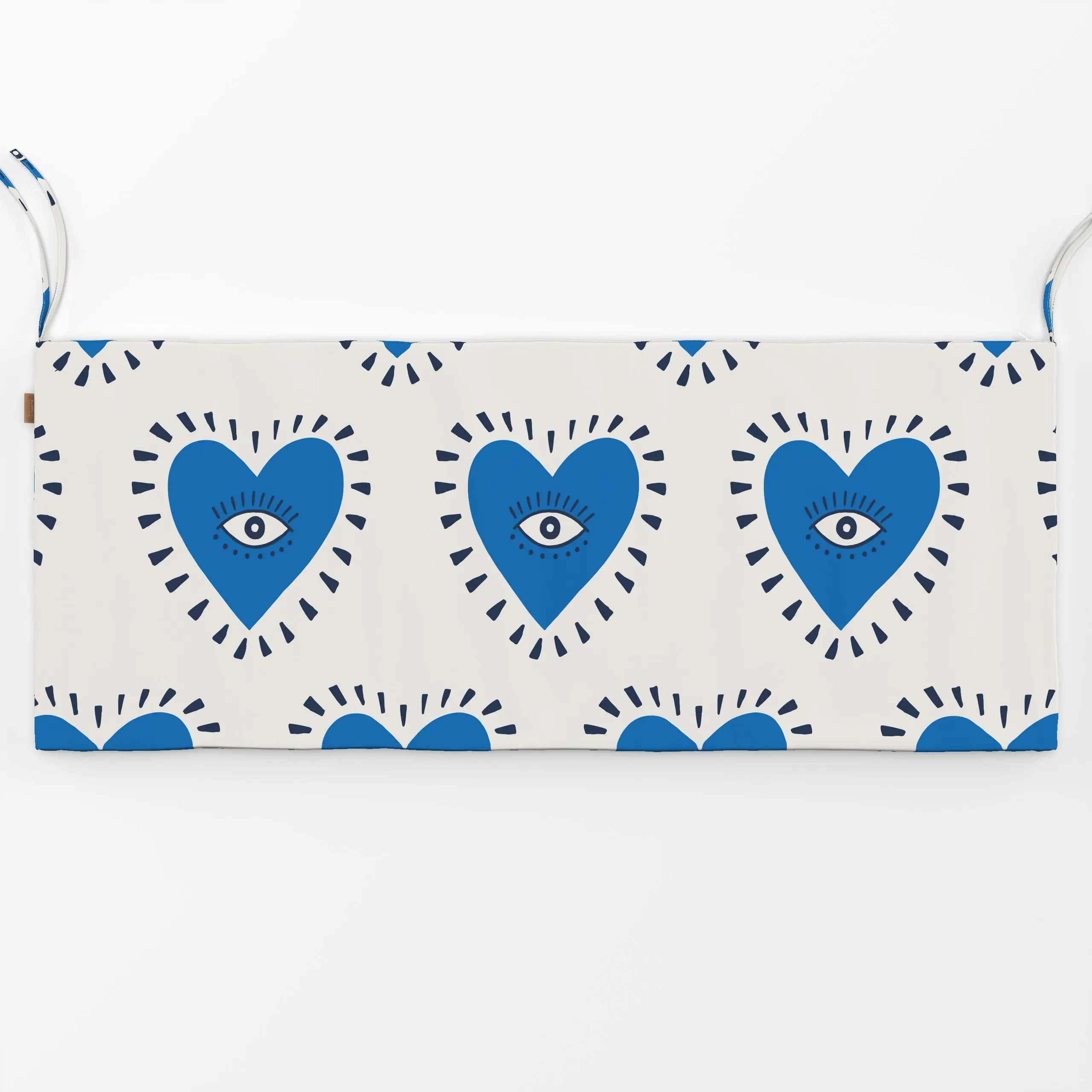 Bankauflage lucky heart - Liebe, Romantik & Pride, Städte & Länder, Sommer - von „Vivian Hasenclever"; boho, Sommer, mediter...