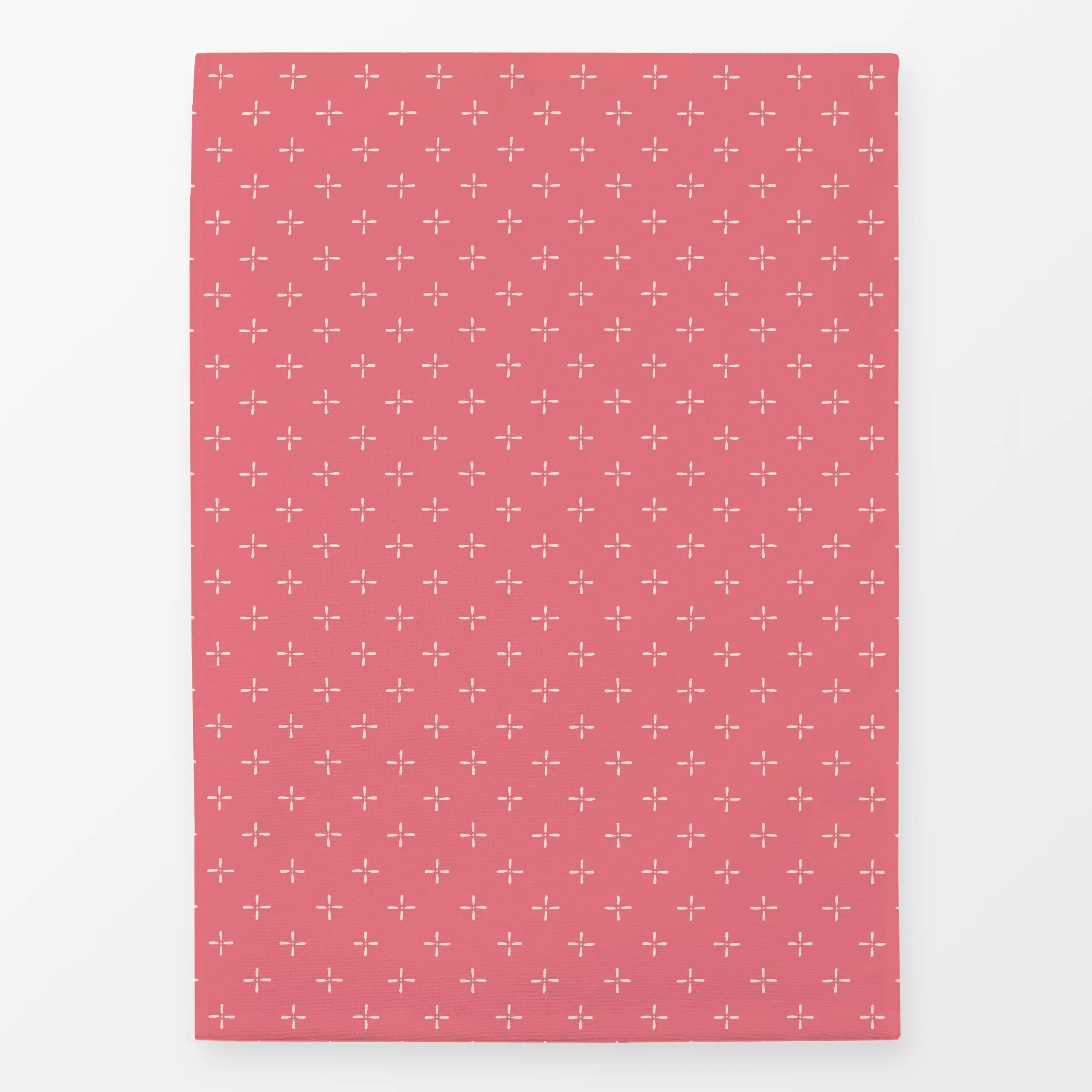 Geschirrtücher Flower Geo pink rosa - Frühling, Symbole & Muster - von „Kathrin Woo"; Muster, minimal, rosa, kleingemustert,...