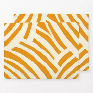 Tischset Colorful Stripes Yellow