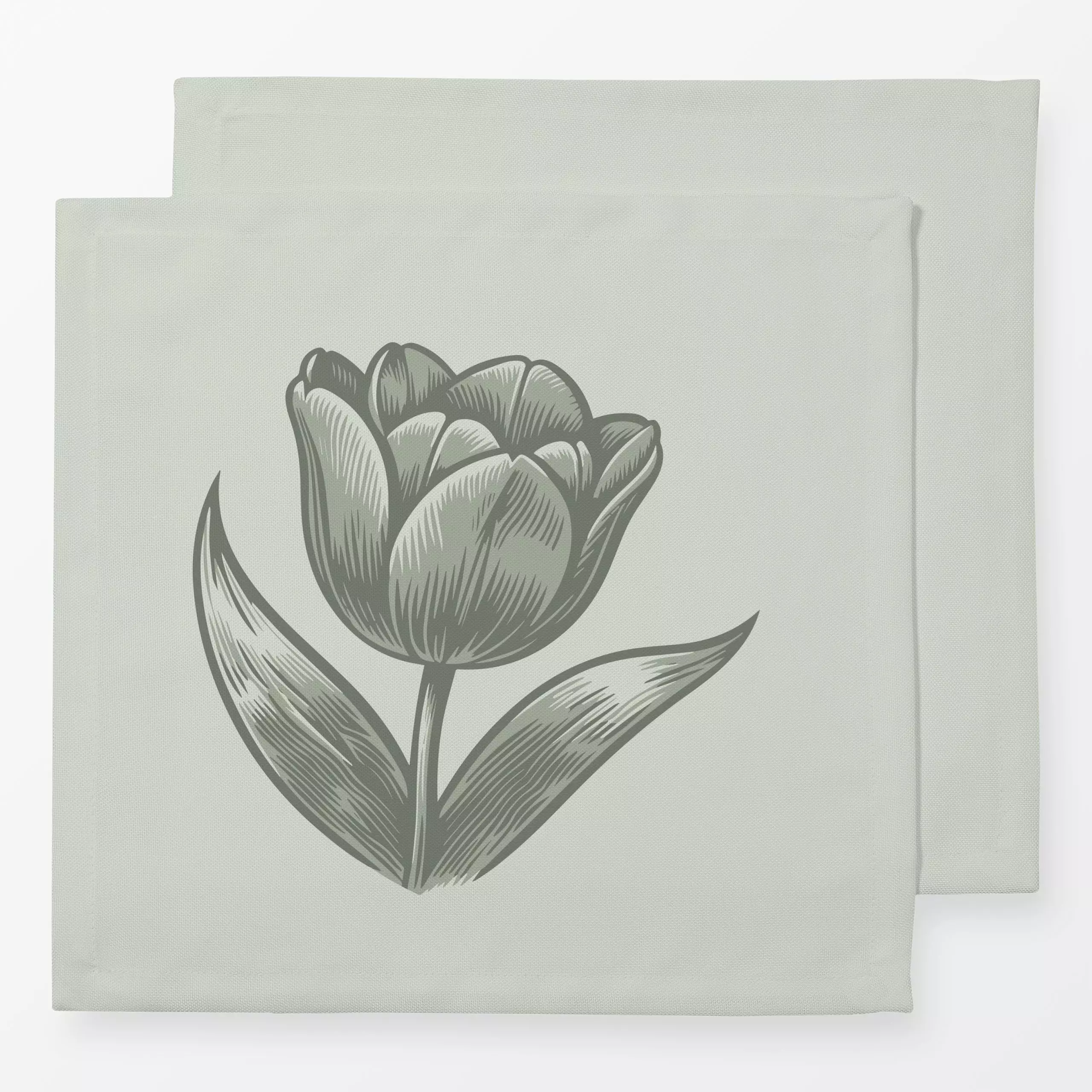 Servietten Frühling Tulpe 2 - Blumen & Florales, Anlässe, Retro & Vintage, Ostern - von „Primus Pattern"; Blumen, Tulpen, Bl...